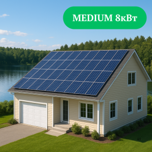 Автономна сонячна електростанція "під ключ" MEDIUM на 8 кВт