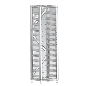 Стійка акумуляторна Deye BOS-G 3U-HRACK