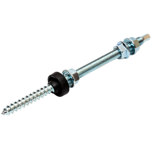 Гвинт-шуруп дворізьбовий, М10х200 мм, оцинкований